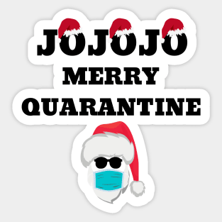 Quarantined Christmas Jo Jo Jo Sticker